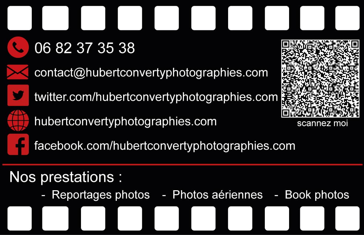 carte de visite hubert converty verso